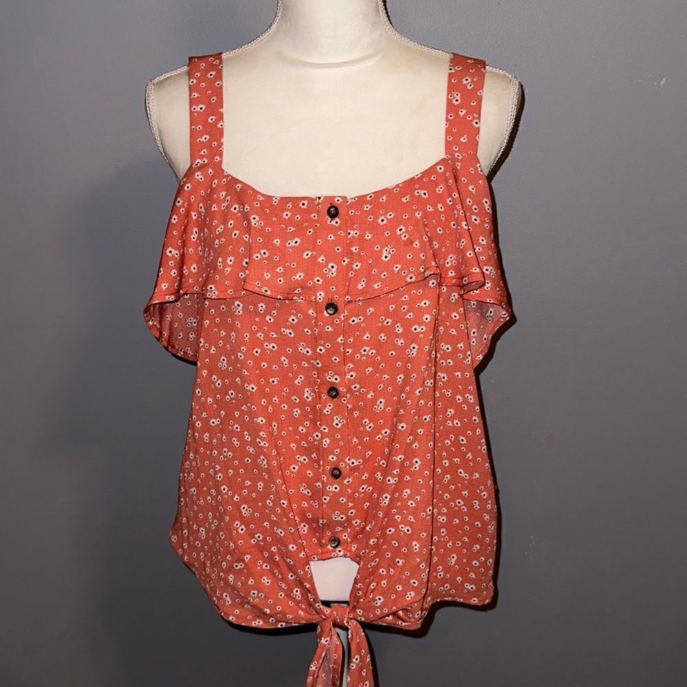 Mod Lusive Floral Poplin Tank!